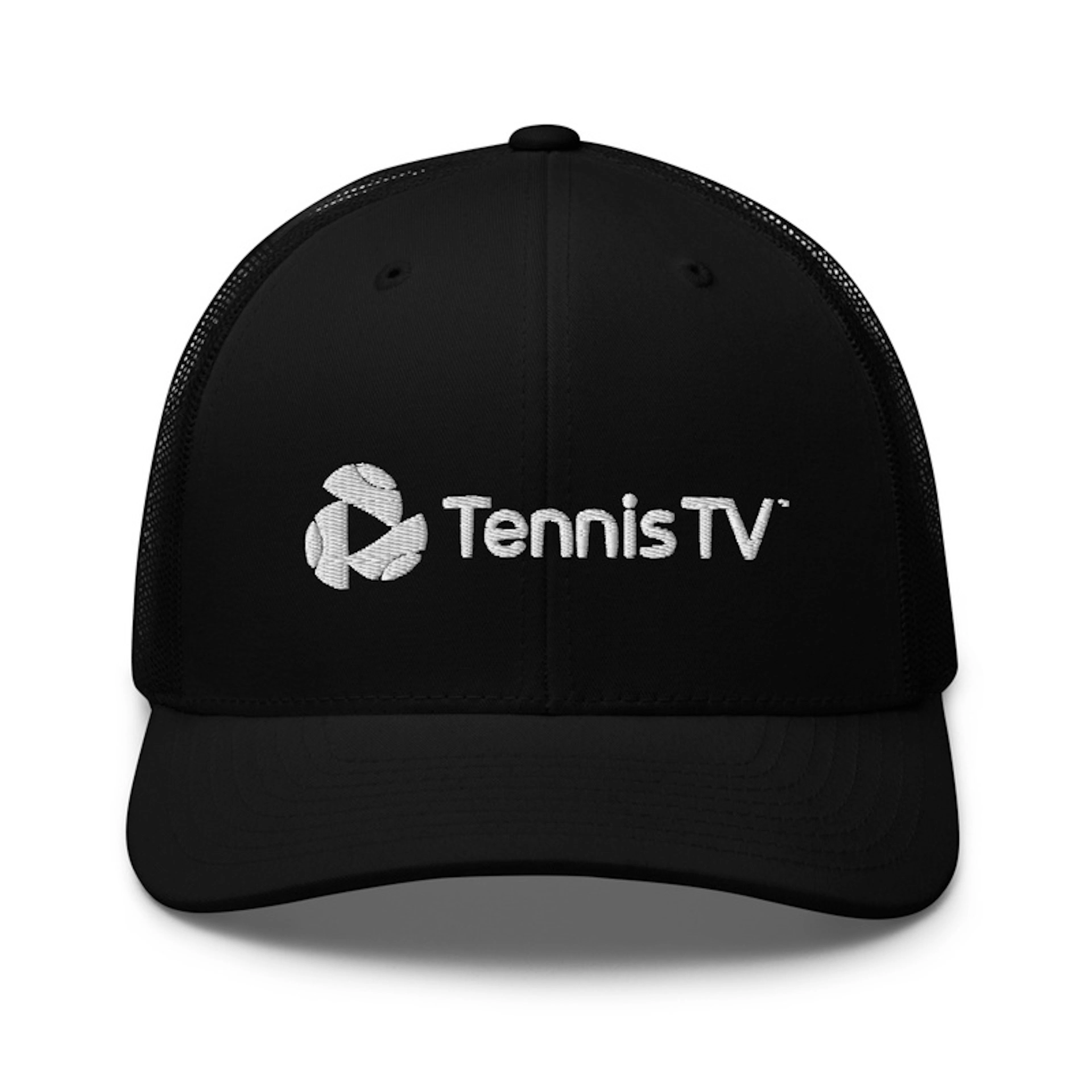 Tennis TV Trucker Logo Cap - Black