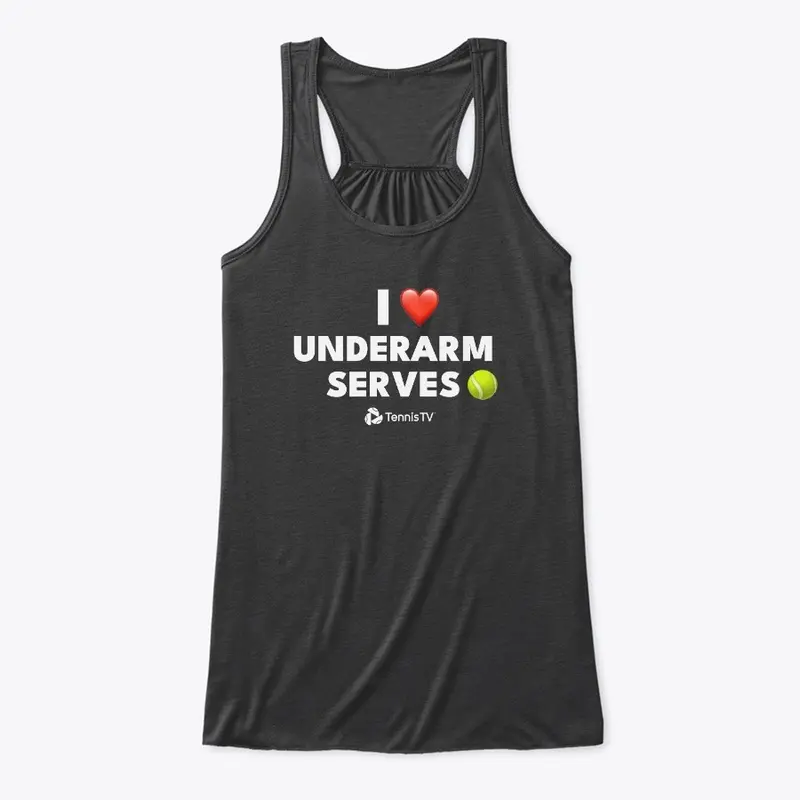 Love Underarm Serves Flowy Tank