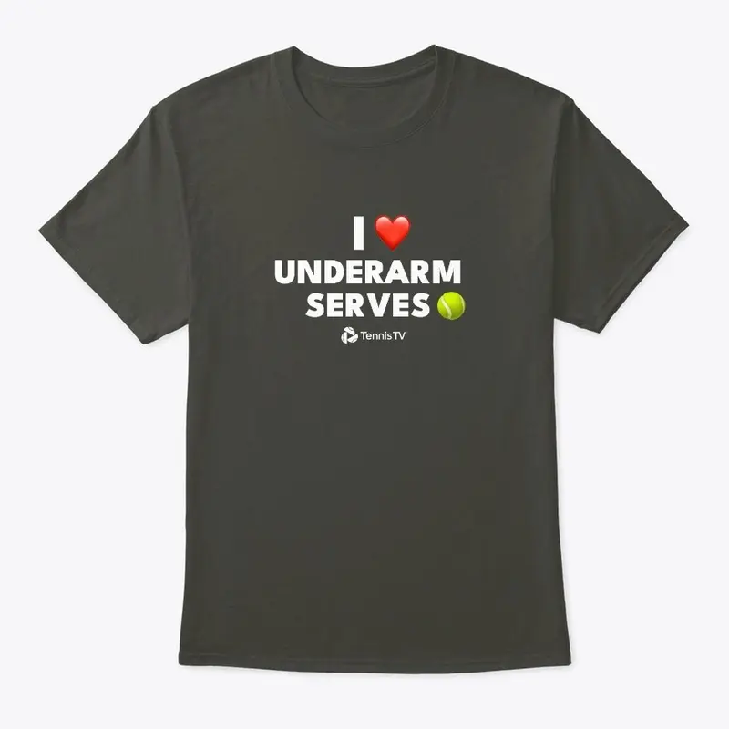 Love Underarm Serves T-Shirt - Dark